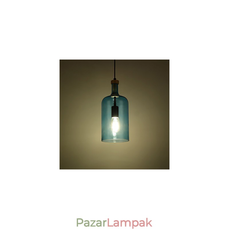 Csillár Modern függőlámpa üvegernyővel