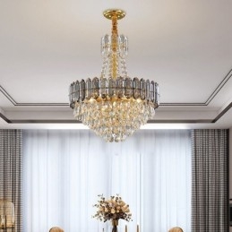 Kristály függőlámpa kúpos függő lámpatest lámpa