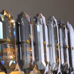 Kristály függőlámpa kúpos függő lámpatest lámpa