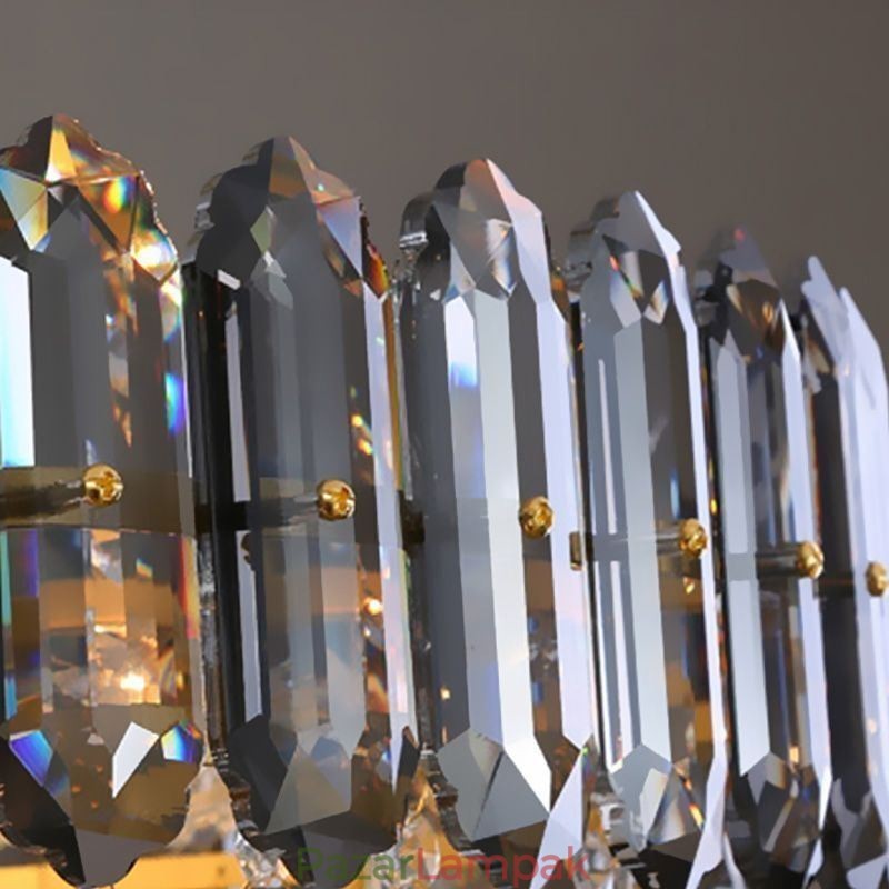 Kristály függőlámpa kúpos függő lámpatest lámpa