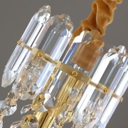 Kristály függőlámpa kúpos függő lámpatest lámpa