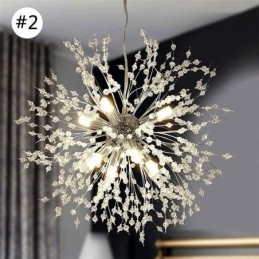 Tűzijáték csillár 8 Lights Pitypang függőlámpa