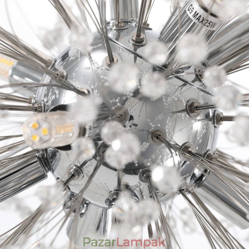 Tűzijáték csillár 8 Lights Pitypang függőlámpa