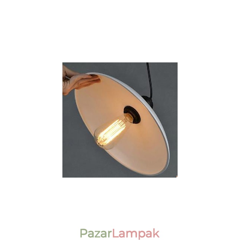 Szerződéses fehér Droplight Rusztikus Lodge Hagyományos Klasszikus Függeszték