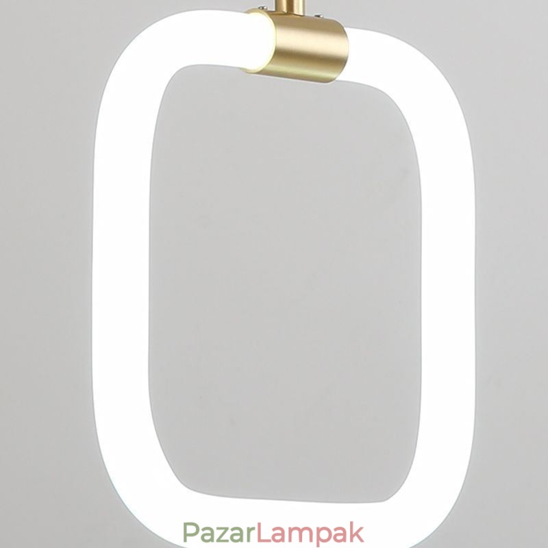 Modern, egyszerű függőlámpa sárgaréz mennyezeti lámpa