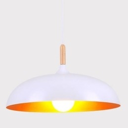 Modern függőlámpa, minimalista dekoratív lámpatest, fekete-fehér
