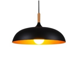 Modern függőlámpa, minimalista dekoratív lámpatest, fekete-fehér