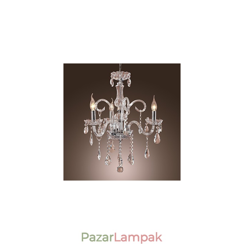 Rustic Lodge Crystal Egyéb Crystal Chandelier