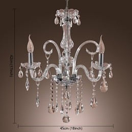 Rustic Lodge Crystal Egyéb Crystal Chandelier