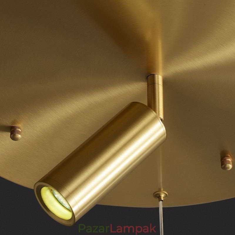 Függeszték Akril gyűrűs lámpatest spotlámpával