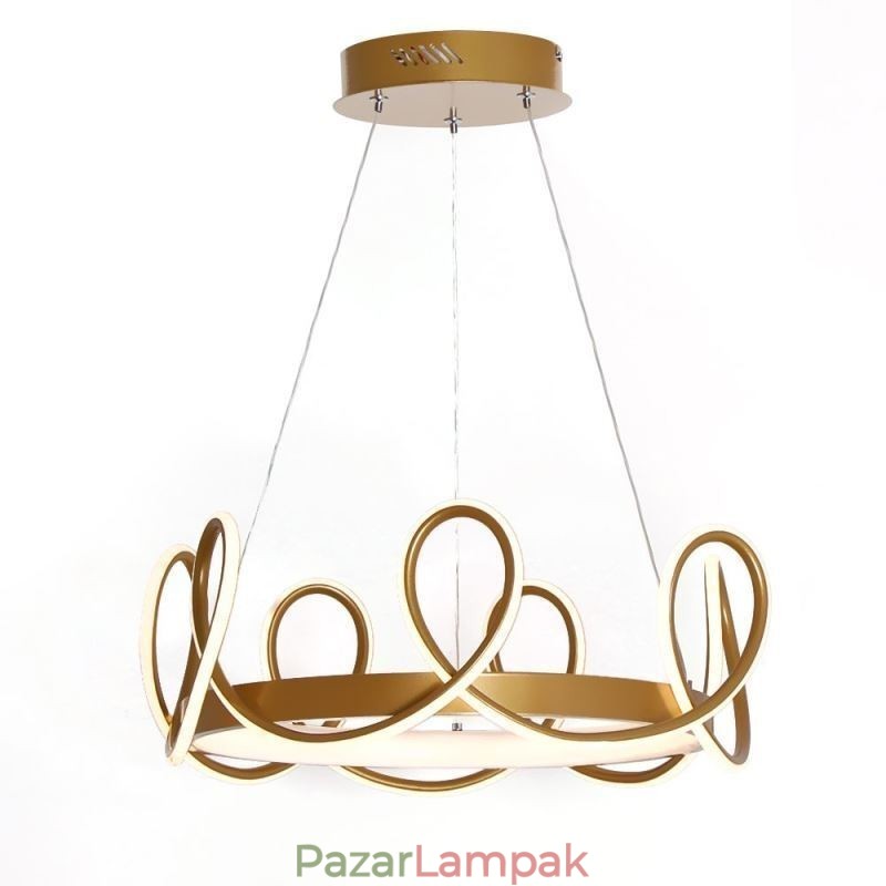 Modern függőlámpa korona függőlámpa alumínium 1 lámpa