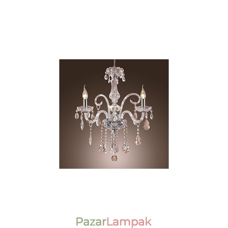 Rustic Lodge Crystal Egyéb Crystal Chandelier