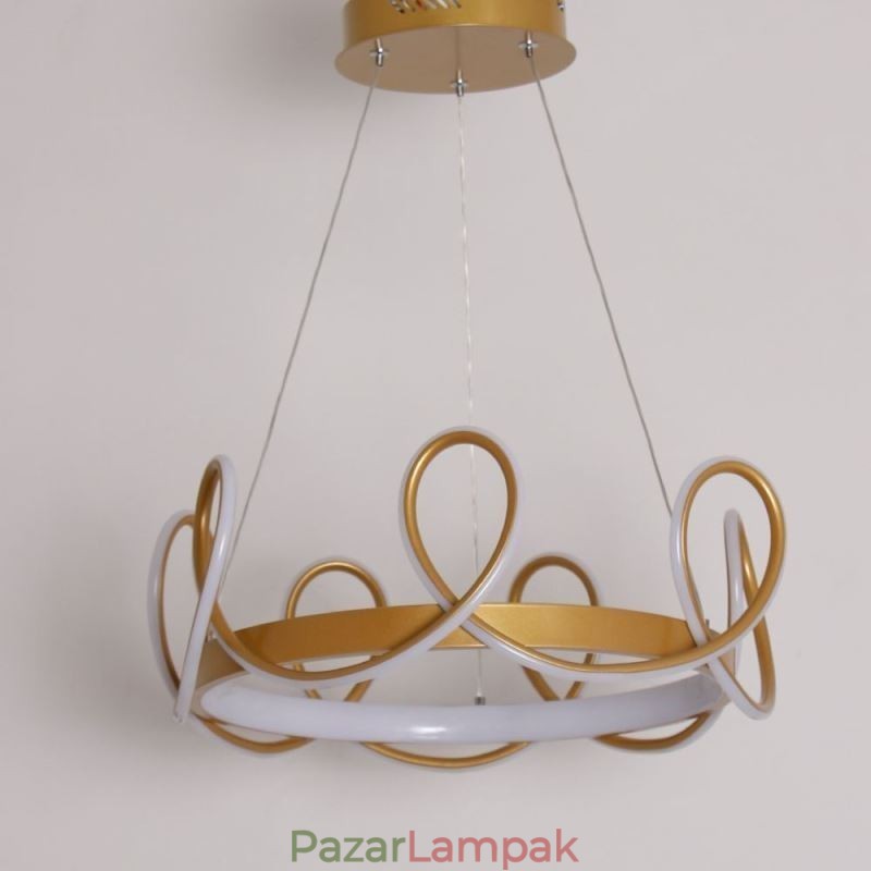 Modern függőlámpa korona függőlámpa alumínium 1 lámpa