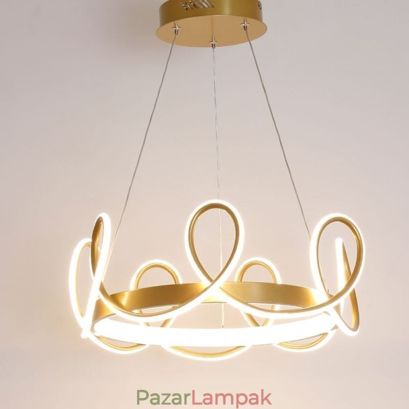 Modern függőlámpa korona függőlámpa alumínium 1 lámpa