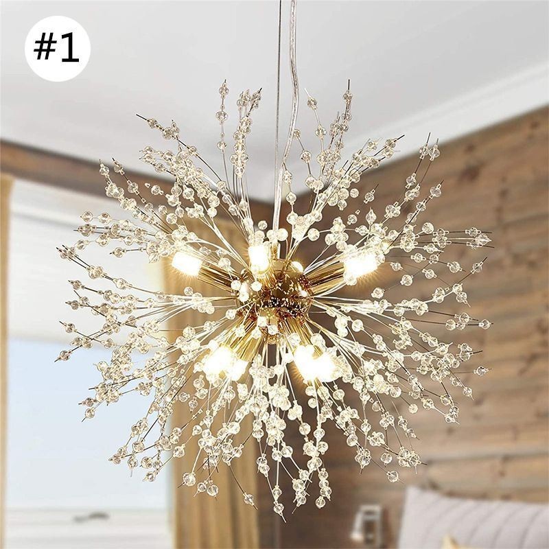 Tűzijáték csillár 8 Lights Pitypang függőlámpa