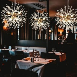 Tűzijáték csillár 8 Lights Pitypang függőlámpa