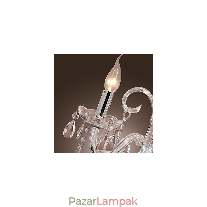 Rustic Lodge Crystal Egyéb Crystal Chandelier