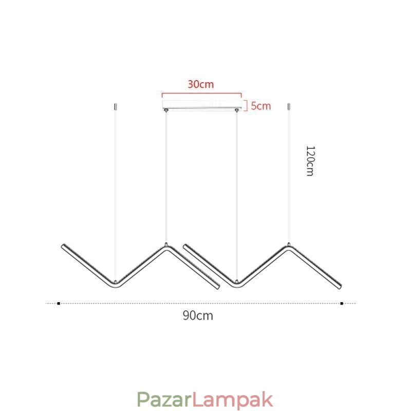 Függesztett lámpa Minimalista dekoratív lámpatest
