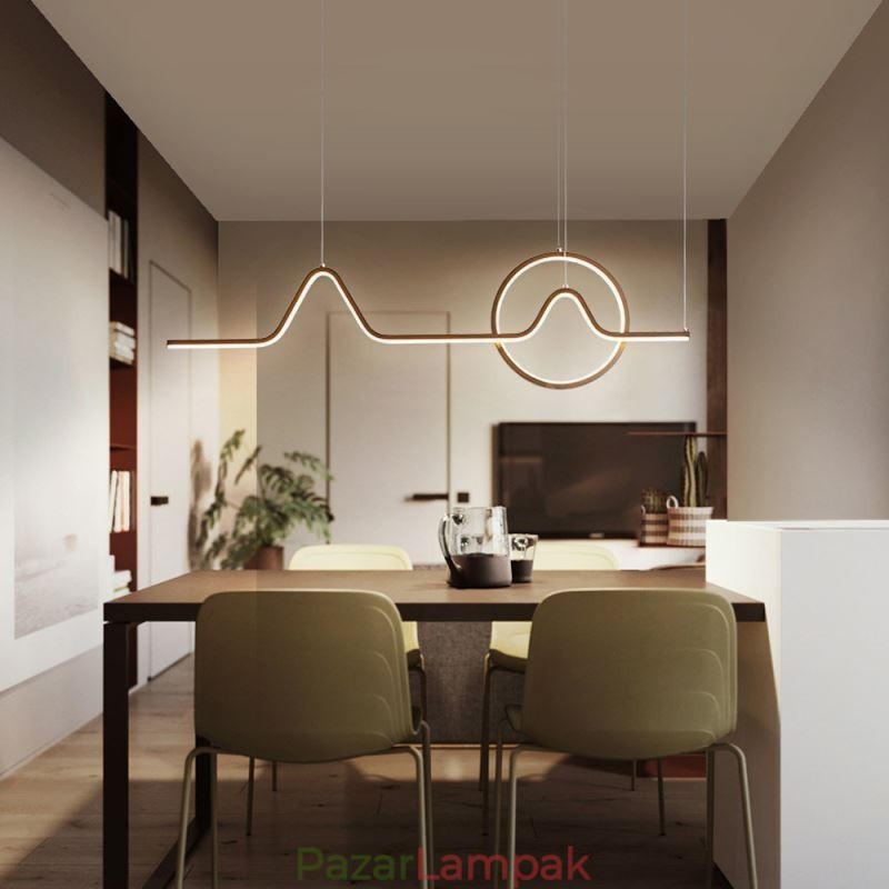 Függesztett lámpa Minimalista dekoratív lámpatest 52W