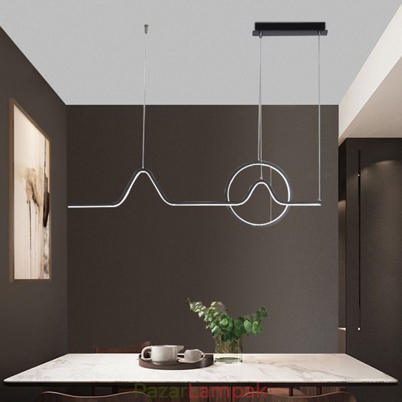 Függesztett lámpa Minimalista dekoratív lámpatest 52W