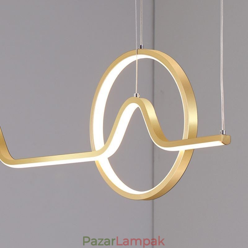 Függesztett lámpa Minimalista dekoratív lámpatest 52W