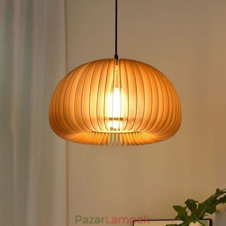 Retro stílusú függőlámpa Basswood Pumpkin függőlámpa Retro stílusú függőlámpa Basswood Pumpkin függőlámpa