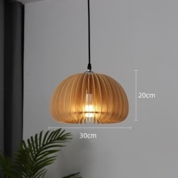 Retro stílusú függőlámpa Basswood Pumpkin függőlámpa