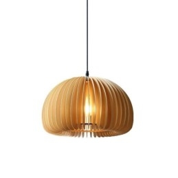 Retro stílusú függőlámpa Basswood Pumpkin függőlámpa