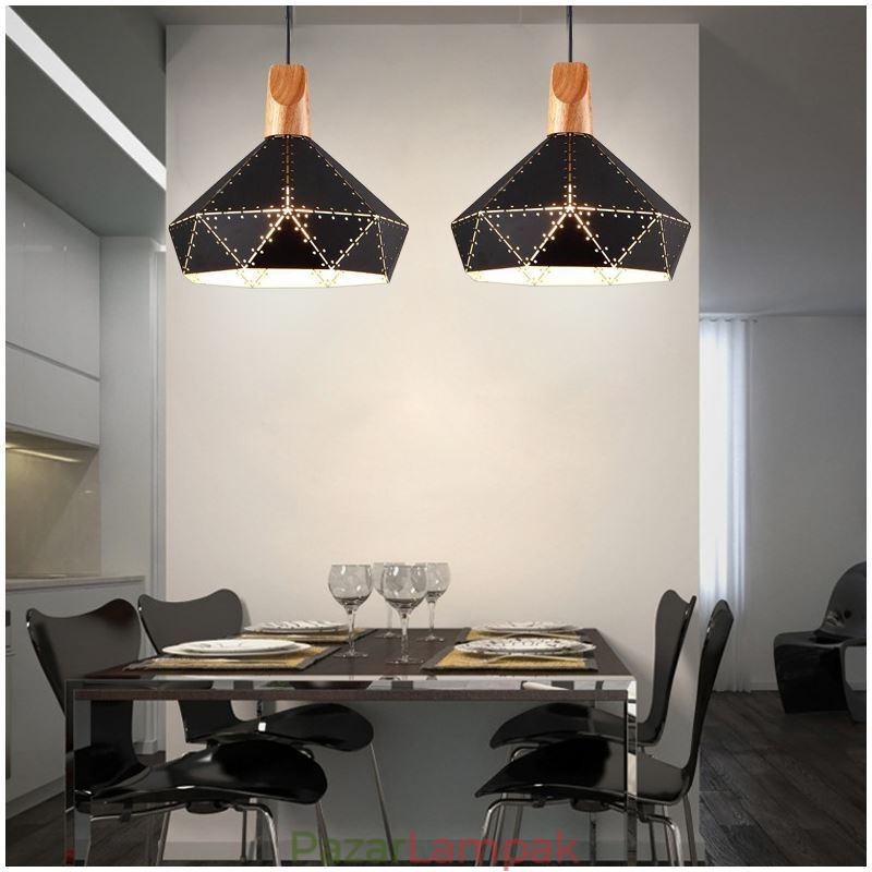 Ipari Retro Vintage függő könnyű üreges lámpaernyő