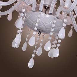 Rusztikus Lodge Crystal galvanizált kristálycsillár