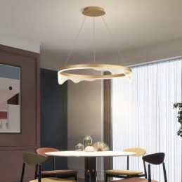 Nordic alumínium függőlámpa Golden Wave Ripple függőlámpa