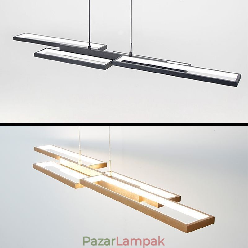 Modern függőlámpa vízszintes mennyezeti lámpatest