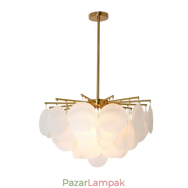 Modern 6 fényű függőlámpa, üveg alakú függőlámpa