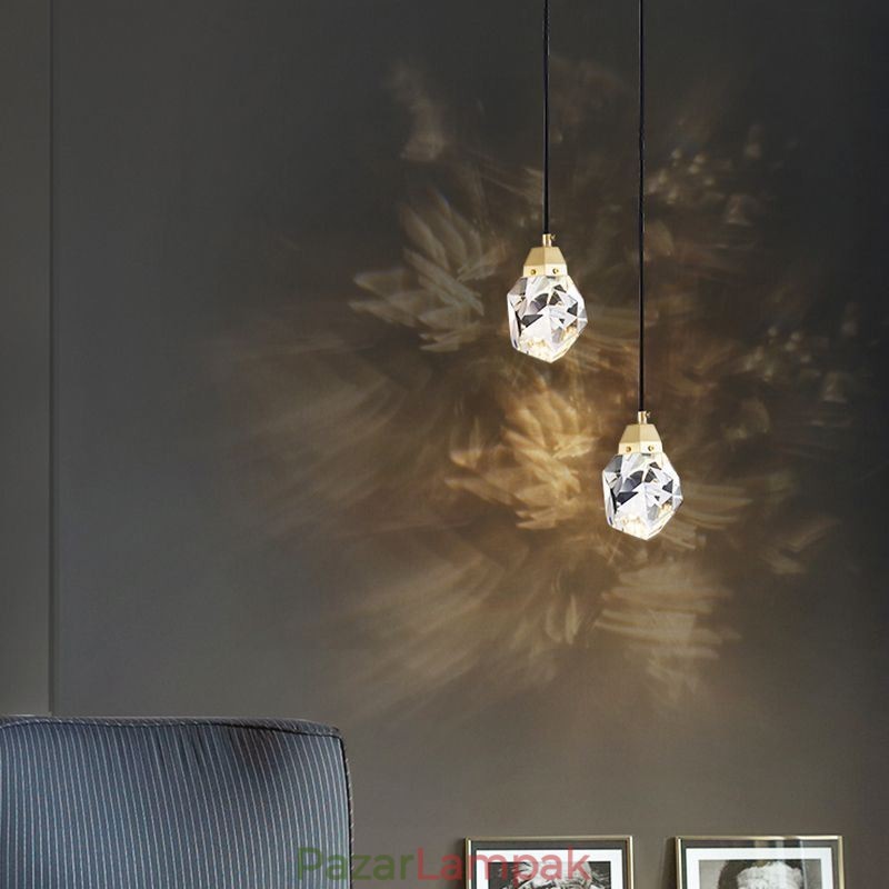 Mini Simple Crystal Ball Light függőlámpa mennyezeti lámpa