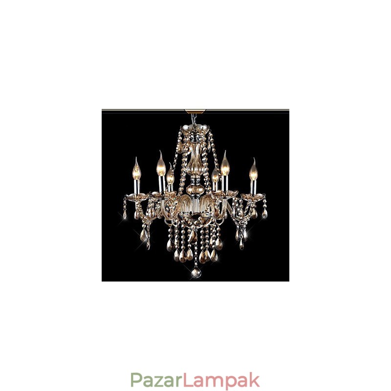 Modern, kortárs, hagyományos klasszikus vintage kristály galvanizált üvegcsillár