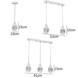 Mini Simple Crystal Ball Light függőlámpa mennyezeti lámpa