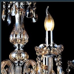 Modern, kortárs, hagyományos klasszikus vintage kristály galvanizált üvegcsillár