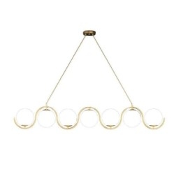 Modern üveggömb függőlámpa minimalista lámpatest