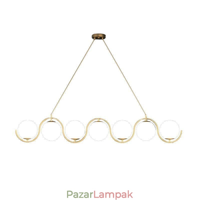 Modern üveggömb függőlámpa minimalista lámpatest