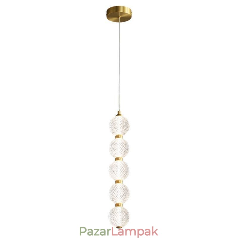 Függeszték Akril gyöngyös dekoratív világítás