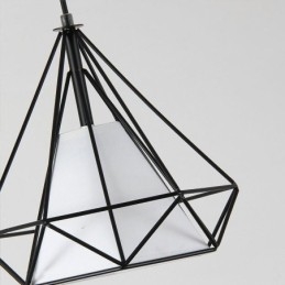 Gyémánt alakú függőlámpa Modern minimalista dekoratív lámpatest