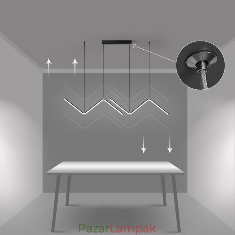 Függesztett lámpa Minimalista dekoratív lámpatest