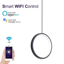 Minimalista gyűrűs függőlámpa Dekoratív mennyezeti lámpa