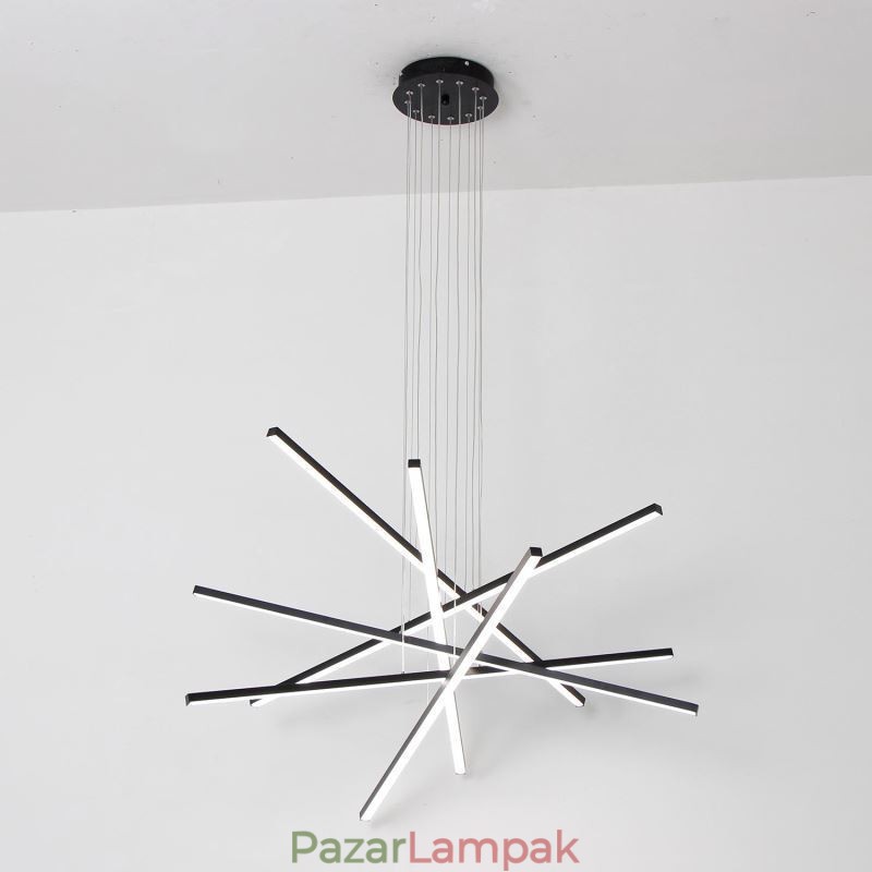 Lineáris függesztőlámpa dekoratív lámpatest