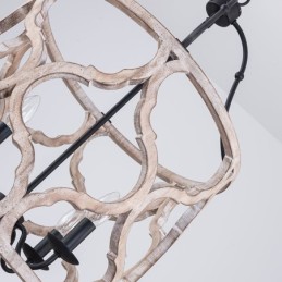 Vintage stílusú 4 fényű lámpás függőlámpa