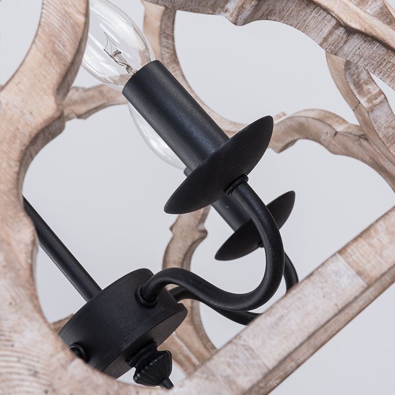 Vintage stílusú 4 fényű lámpás függőlámpa