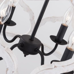 Vintage stílusú 4 fényű lámpás függőlámpa