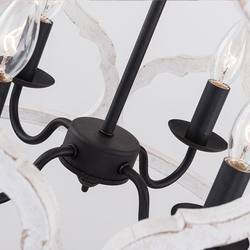 Vintage stílusú 4 fényű lámpás függőlámpa