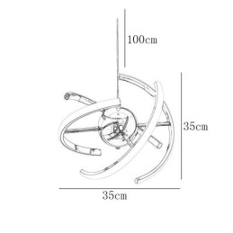 Elforgatható Globe Függesztett Dekoratív mennyezeti lámpa