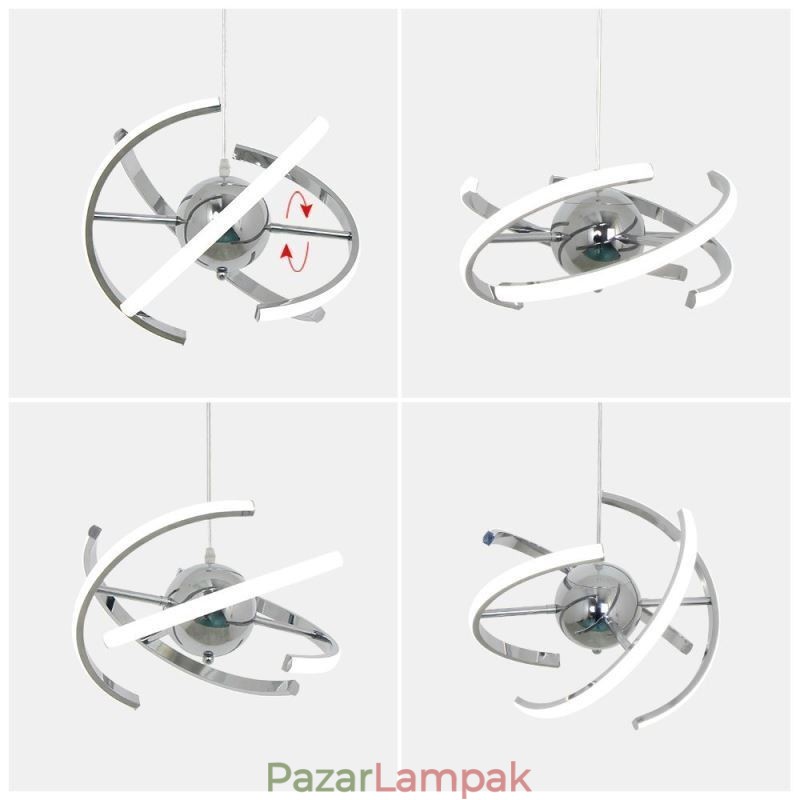 Elforgatható Globe Függesztett Dekoratív mennyezeti lámpa